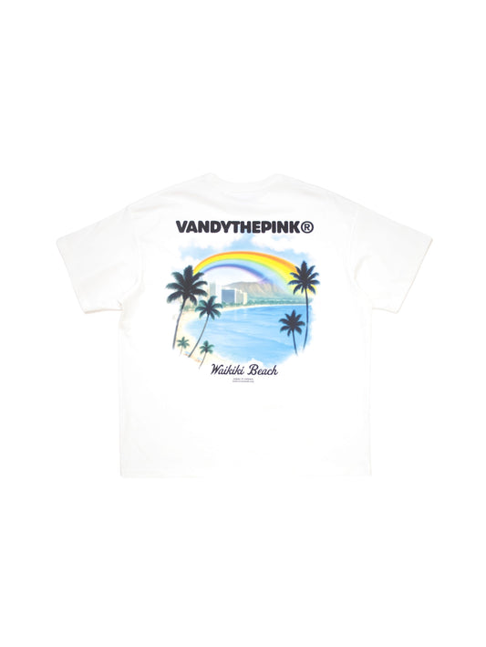 【VANDY THE PINK - ヴァンディー・ザ・ピンク】HAWAII EYE LOGO TEE / WHITE (Tシャツ/ホワイト)