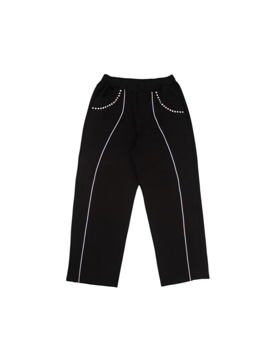【VANDY THE PINK - ヴァンディー・ザ・ピンク】TRACK PANTS / BLACK (パンツ/ブラック)