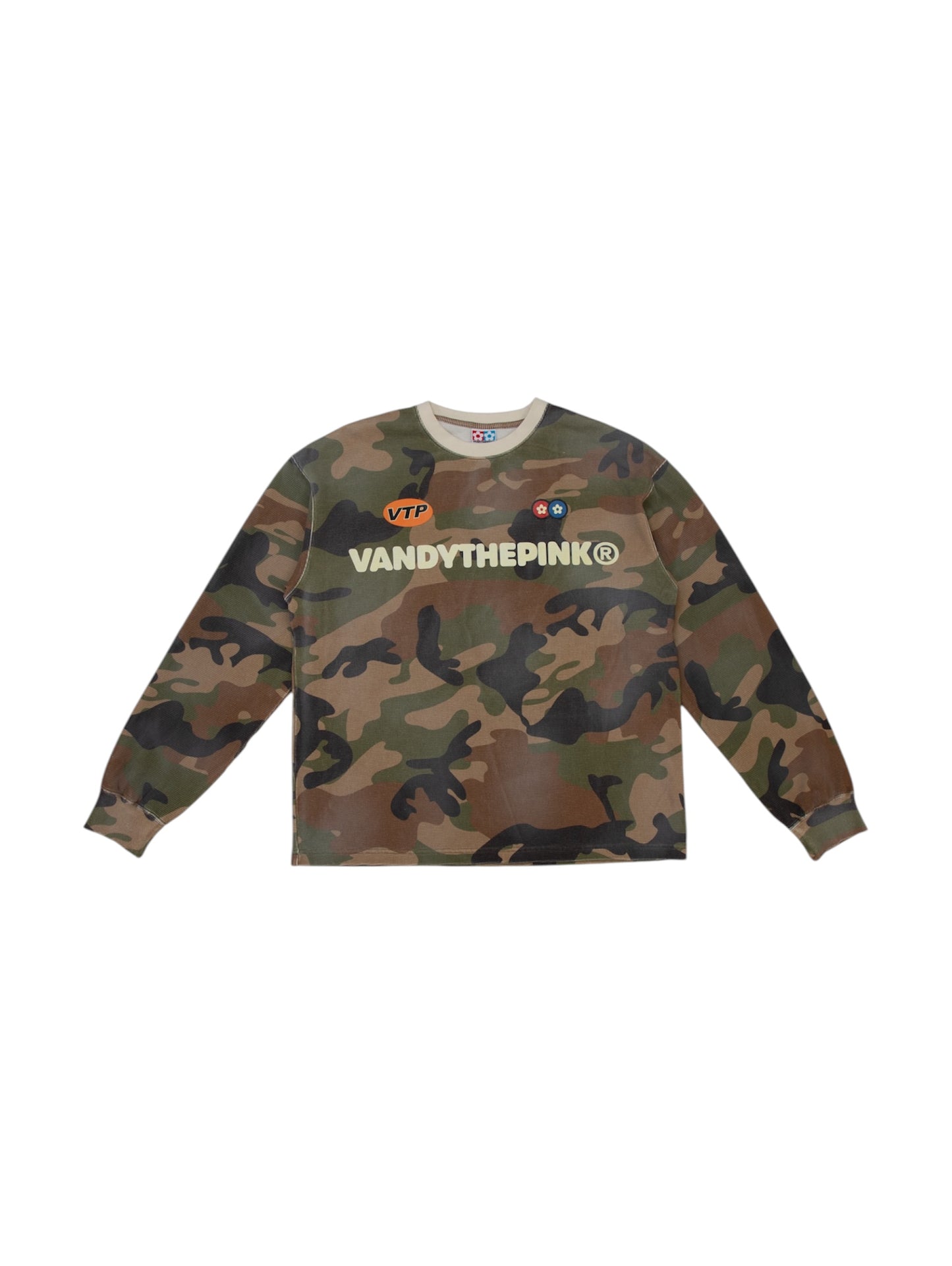 【VANDY THE PINK - ヴァンディー・ザ・ピンク】CAMO THERMAL L/S / MULTI (Tシャツ/マルチ)