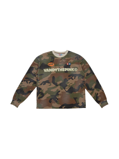 【VANDY THE PINK - ヴァンディー・ザ・ピンク】CAMO THERMAL L/S / MULTI (Tシャツ/マルチ)