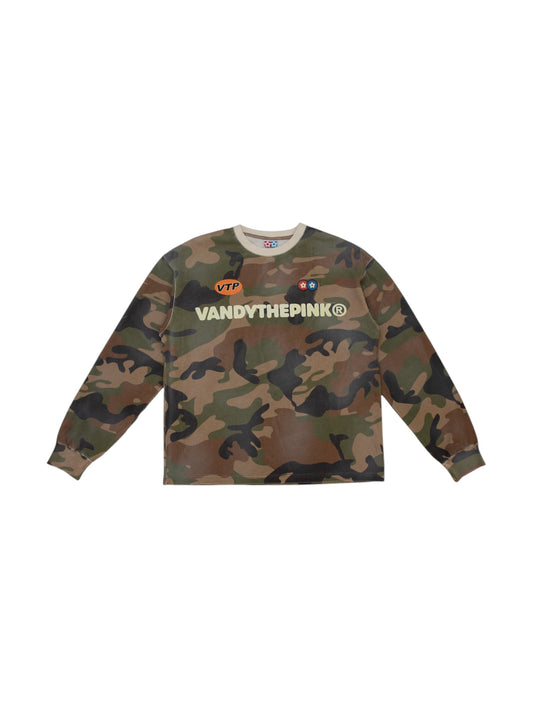 【VANDY THE PINK - ヴァンディー・ザ・ピンク】CAMO THERMAL L/S / MULTI (Tシャツ/マルチ)