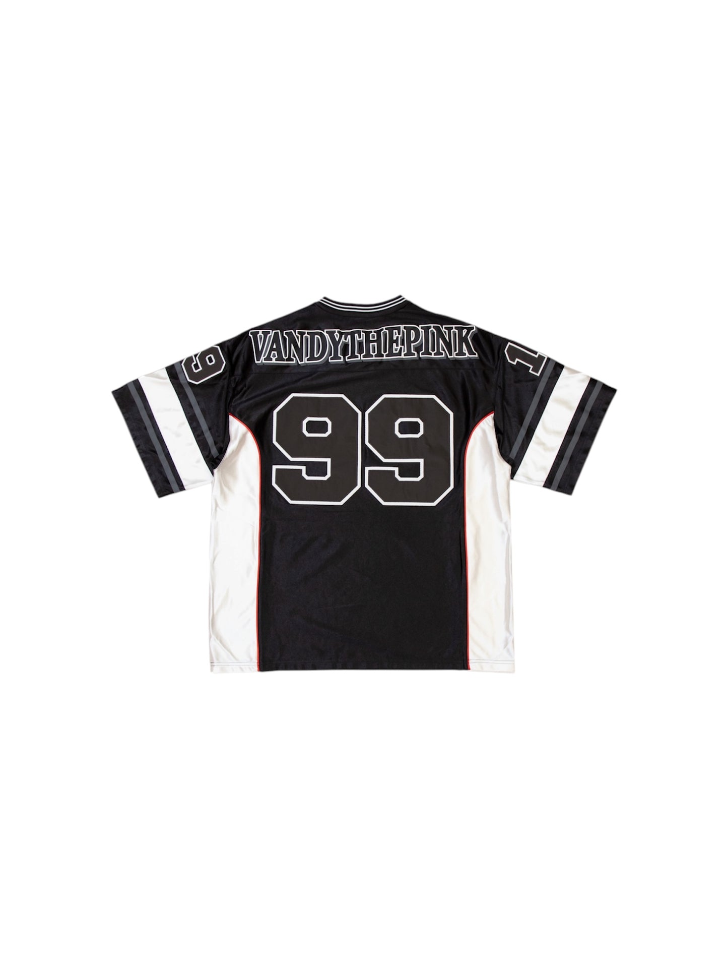 【VANDY THE PINK - ヴァンディー・ザ・ピンク】EYE LOGO FOOTBALl JEASEY / BLACK (Tシャツ/ブラック)
