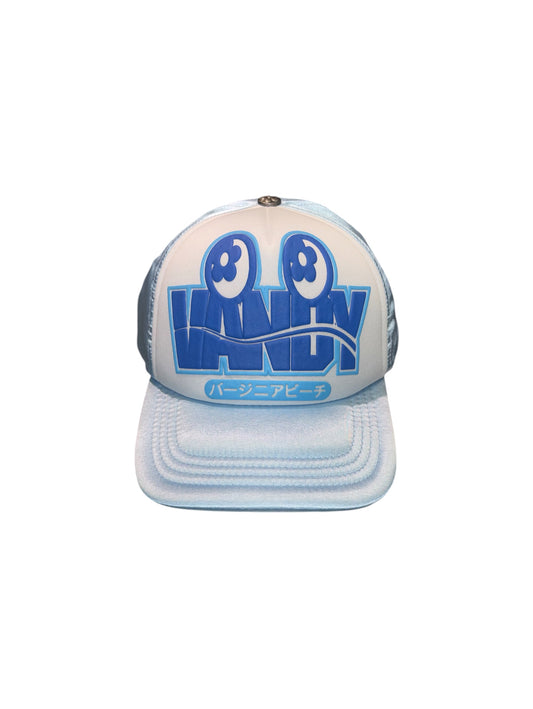 【VANDY THE PINK - ヴァンディー・ザ・ピンク】EYE LOGO TRUCKER HAT / BLUE (キャップ/ブルー)