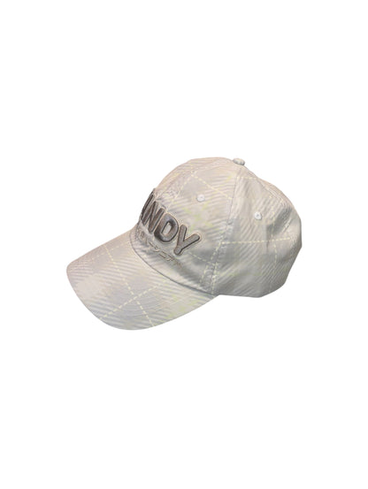 【VANDY THE PINK - ヴァンディー・ザ・ピンク】PLAID BASIC BALl CAP / CREAM (キャップ/クリーム)