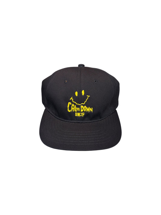 【SWJP - エスダブリュージェイピー】CALM DOWN CAP / BLACK (キャップ/ブラック)