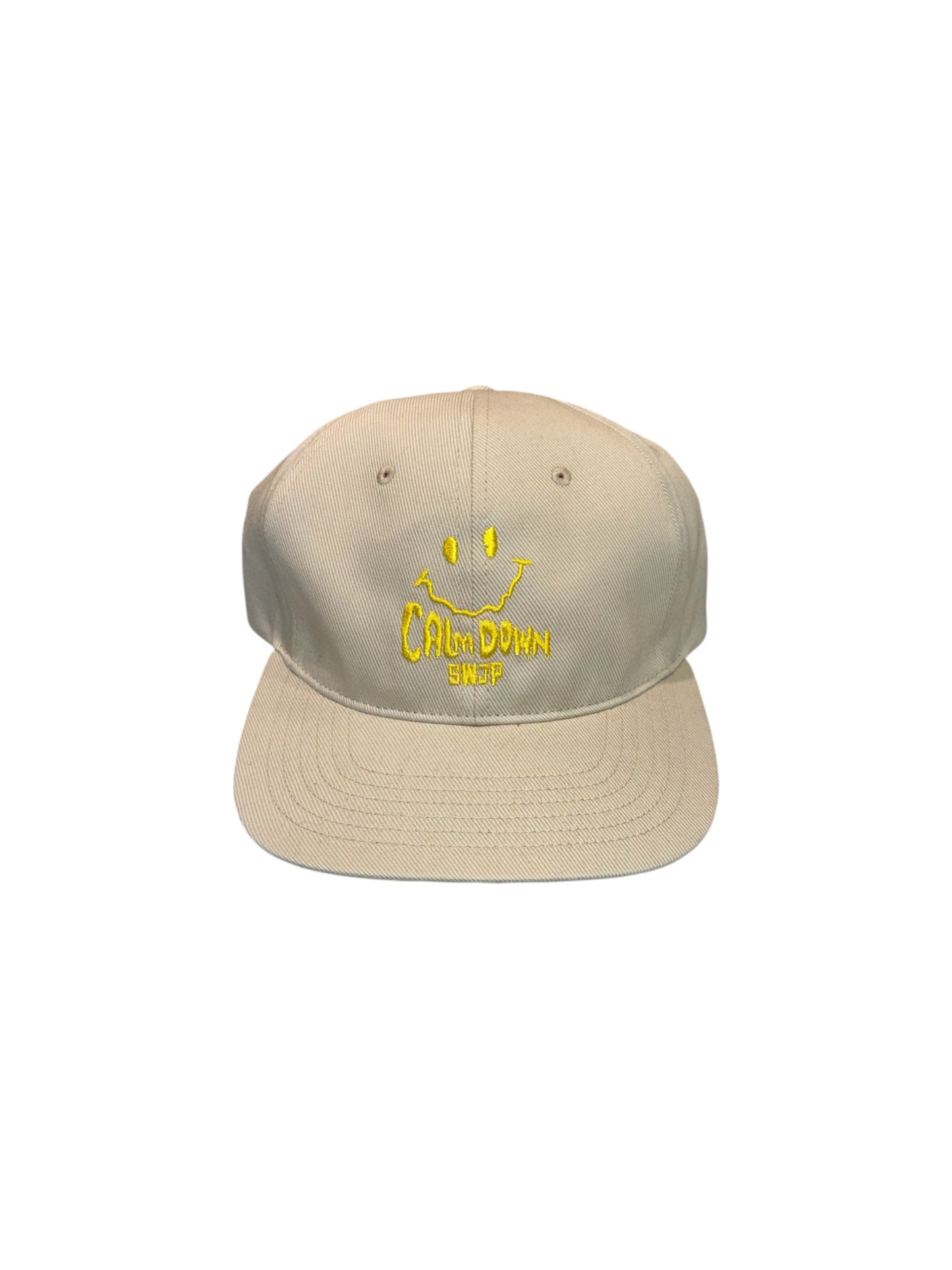 【SWJP - エスダブリュージェイピー】CALM DOWN CAP / BEIGE (キャップ/ベージュ)