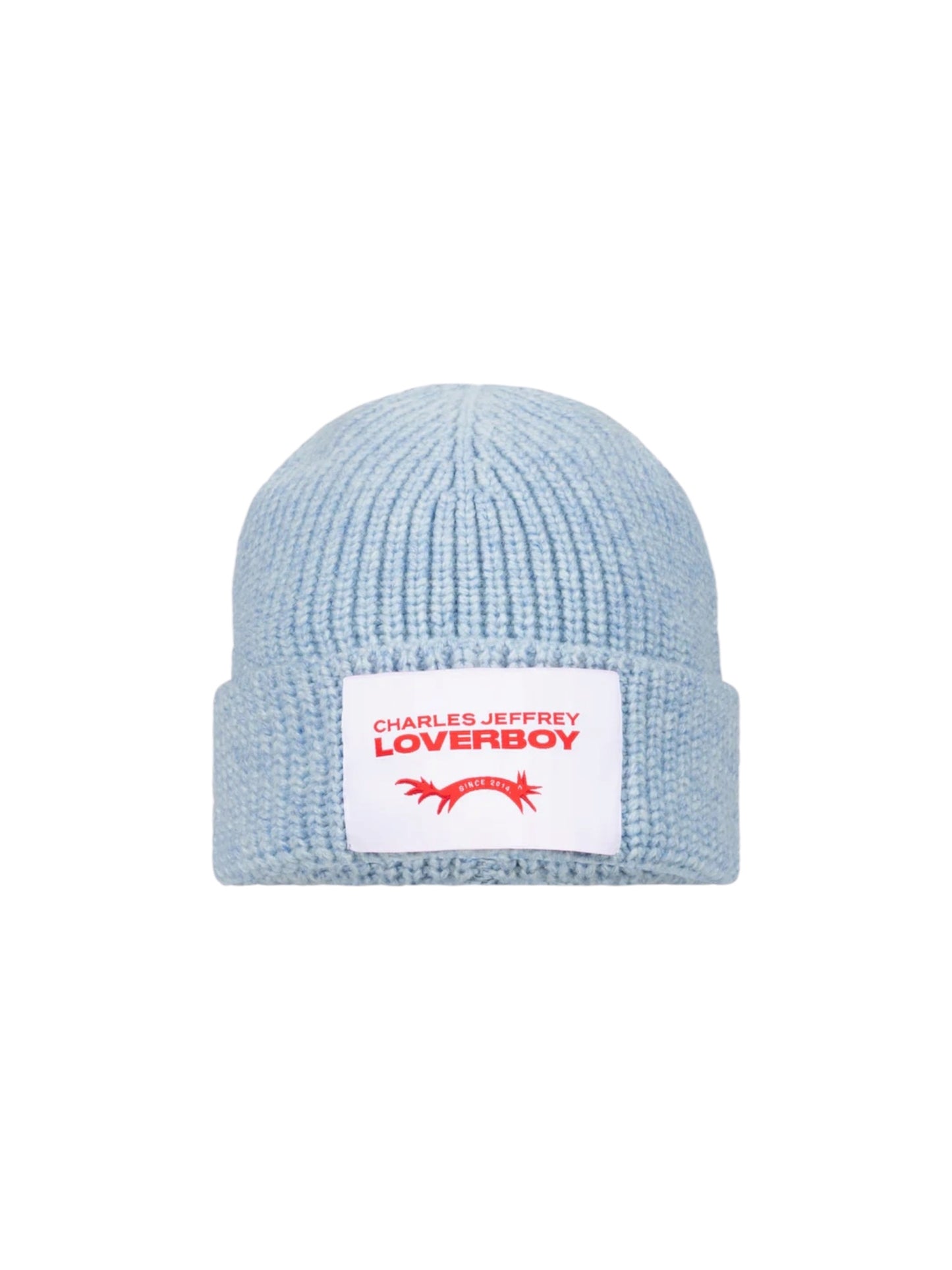 【Charles Jeffrey Loverboy - チャールズ ジェフリー ラバーボーイ】CHUNKY RIB BEANIE / LIGHT BLUE (ビーニー/ライトブルー)