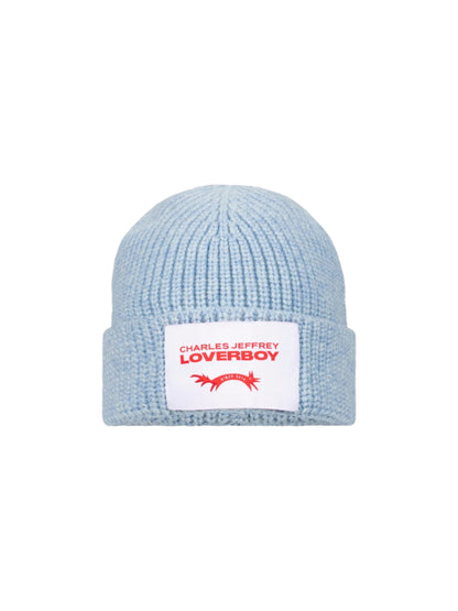 【Charles Jeffrey Loverboy - チャールズ ジェフリー ラバーボーイ】CHUNKY RIB BEANIE / LIGHT BLUE (ビーニー/ライトブルー)