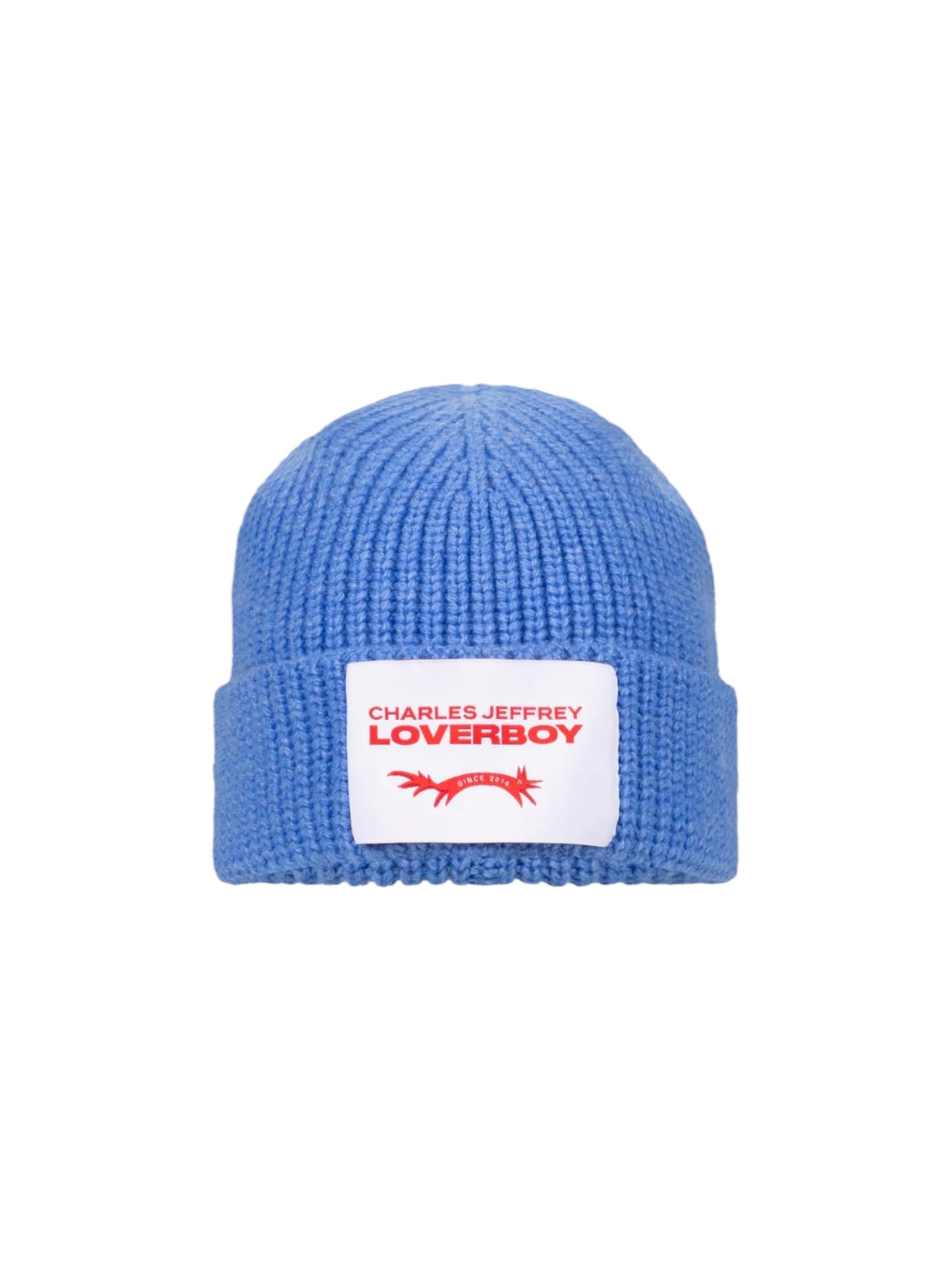 【Charles Jeffrey Loverboy - チャールズ ジェフリー ラバーボーイ】CHUNKY RIB BEANIE / BLUE (ビーニー/ブルー)