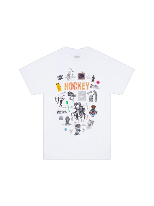【HOCKEY - ホッケー 】 PAPER COVER TEE / WHITE (Tシャツ/ホワイト)