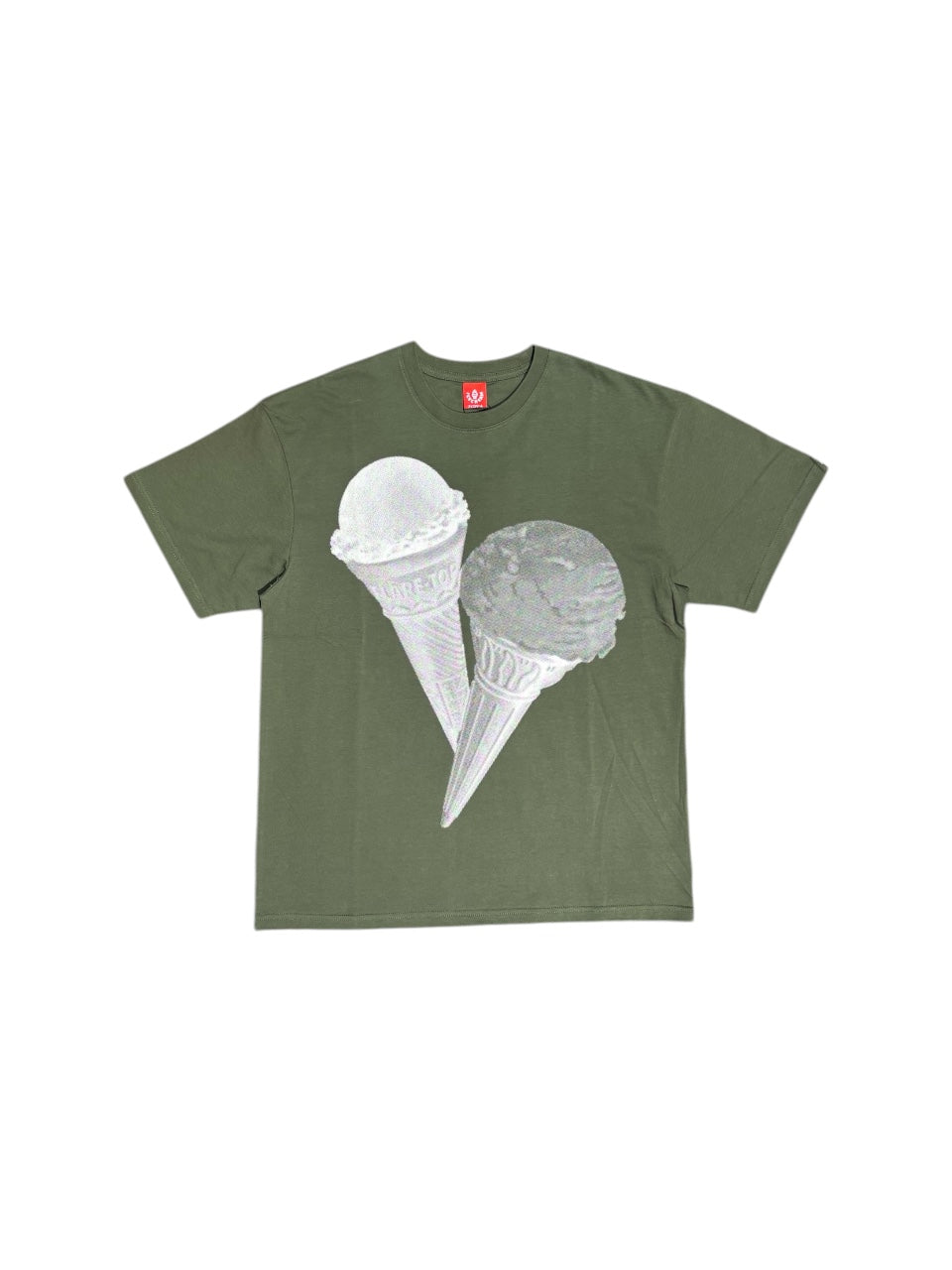 【ICE CREAM - アイスクリーム】DOUBLE BARRELL T-SHIRT / BRONZE GREEN (Tシャツ/ブロンズグリーン)