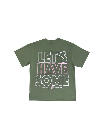 【ICE CREAM - アイスクリーム】DOUBLE BARRELL T-SHIRT / BRONZE GREEN (Tシャツ/ブロンズグリーン)