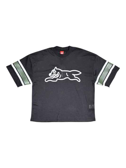 【ICE CREAM - アイスクリーム】HIKE POLY MESH BOXY FIT JEASEY / BLACK (Tシャツ/ブラック)