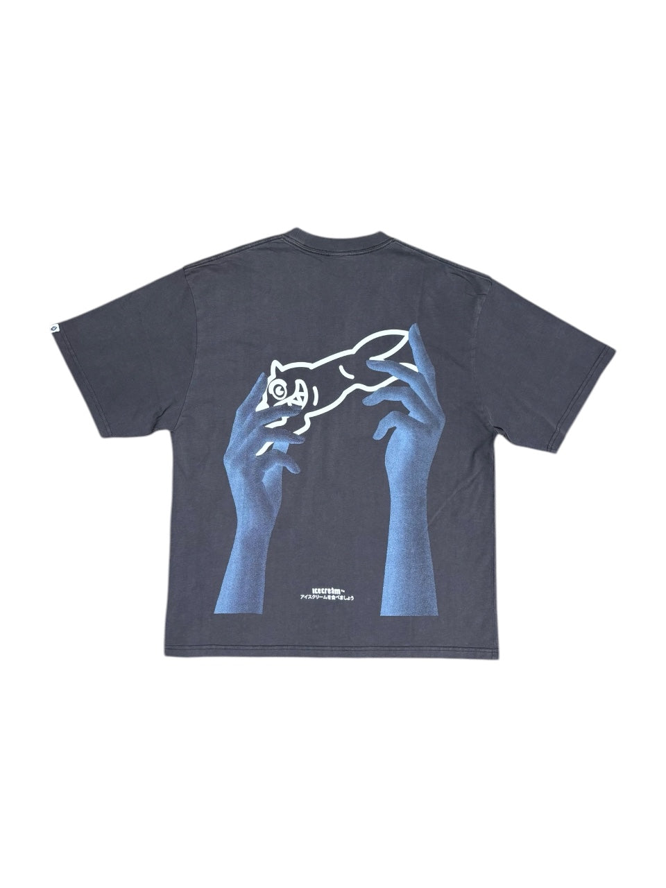 【ICE CREAM - アイスクリーム】HANDY OVERSIZED T-SHIRT / BLACK (Tシャツ/ブラック)