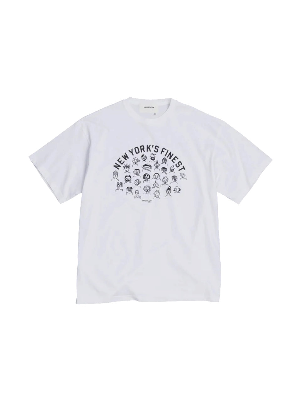【ANACHRONORM - アナクロノーム】NYC FACES  S/S T-S / WHITE (Tシャツ/ホワイト)