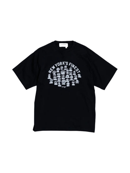 【ANACHRONORM - アナクロノーム】NYC FACES  S/S T-S / BLACK (Tシャツ/ブラック)