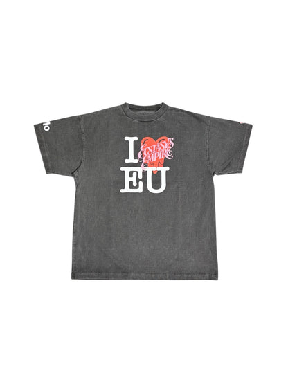 【EMOTIONALLY UNAVAILABLE - エモーショナリー アンアベイラブル】EU LOVE SS TEE / BLACK (Tシャツ/ブラック)