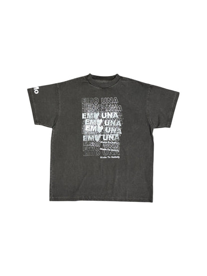 【EMOTIONALLY UNAVAILABLE - エモーショナリー アンアベイラブル】EU 3D SS TEE / BLACK (Tシャツ/ブラック)