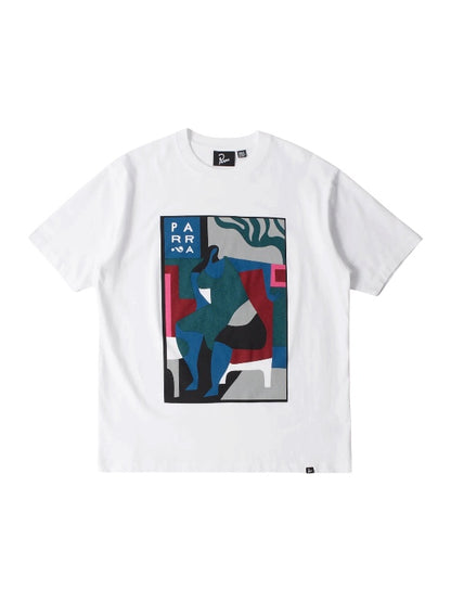 【by Parra - バイパラ】LEAVING NOW T-SHIRT / WHITE (Tシャツ/ホワイト)