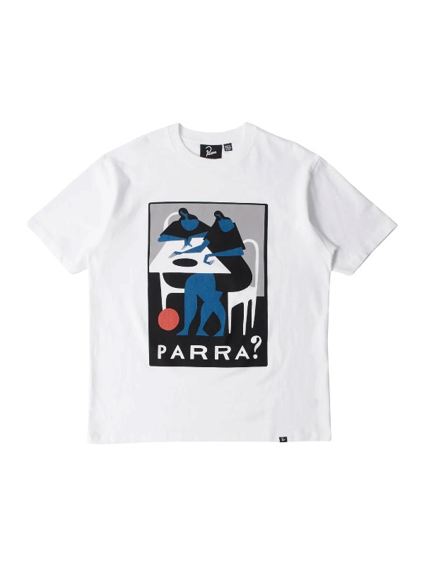 【by Parra - バイパラ】WHAT IS THIS T-SHIRT / WHITE (Tシャツ/ホワイト)