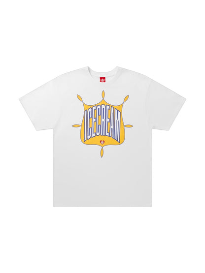 【ICE CREAM - アイスクリーム】EMBLEM T-SHIRT / WHITE (Tシャツ/ホワイト)