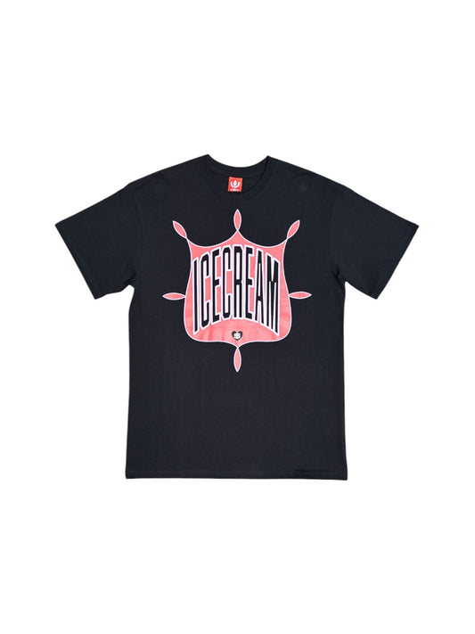 【ICE CREAM - アイスクリーム】EMBLEM T-SHIRT / BLACK (Tシャツ/ブラック)
