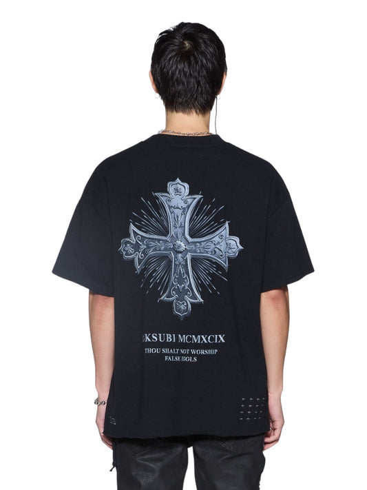 【KSUBI - スビ】FALSE IDOLS EKCESS SS TEE / JET BLACK (Tシャツ/ブラック)