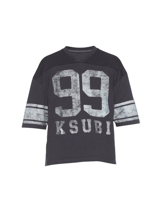 【KSUBI - スビ】HALFTIME SS DUKE JERSEY BLACK FADE / CHARCOAL (Tシャツ/チャコール)