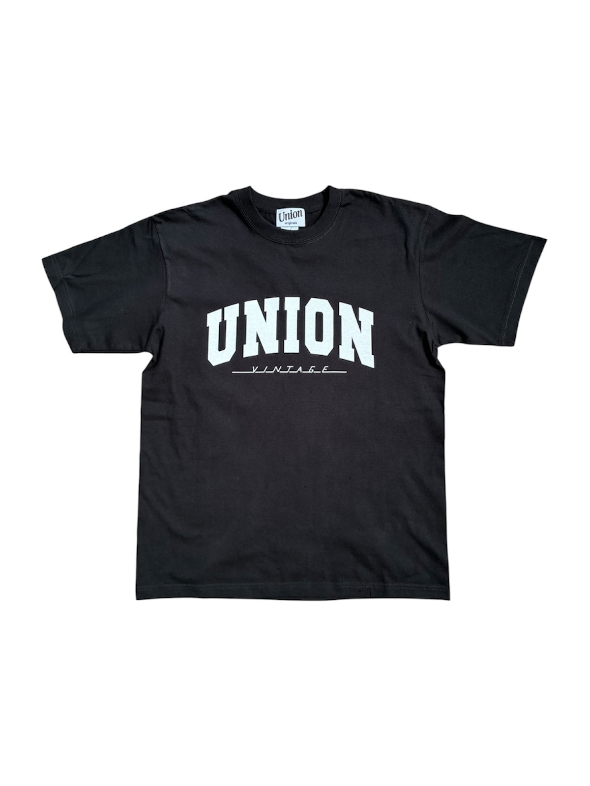 【UNION VINTAGE】UNION VINTAGE MEMORIAL LOGO T-SHIRT / BLACK