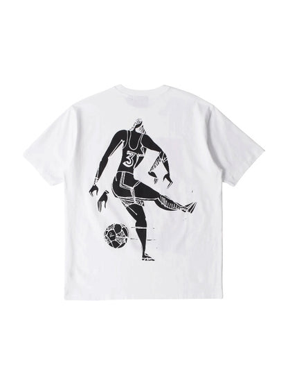 【by Parra - バイパラ】KICKED AROUND T-SHIRT / WHITE (Tシャツ/ホワイト)