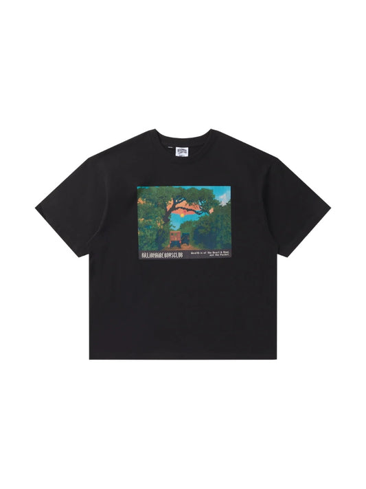 【Billionaire Boys Club-ビリオネアボーイズクラブ】 BB WILD BOXY FIT T-SHIRT / BLACK (Tシャツ/ブラック)