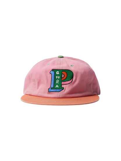 【by Parra - バイパラ】SLANTED P 6 PANEL HAT / PINK (キャップ/ピンク)