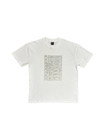 【PLEASURES - プレジャーズ】IMMOLATE T-SHIRT / WHITE (Tシャツ/ホワイト)