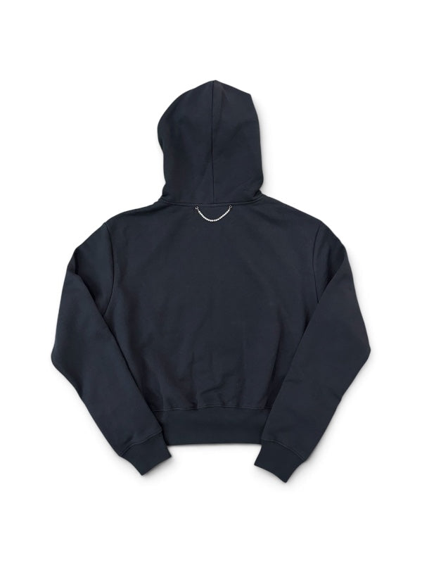 【KIMHEKIM - キムヘキム】ASH BUTTON ZIP-UP HOODIE (フーディー/ネイビー)