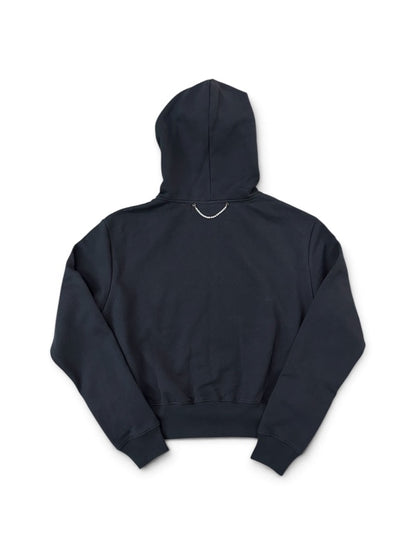 【KIMHEKIM - キムヘキム】ASH BUTTON ZIP-UP HOODIE (フーディー/ネイビー)