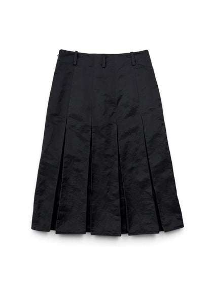 【KIMHEKIM - キムヘキム】ALEX PLEATED SKIRT (スカート/ブラック)