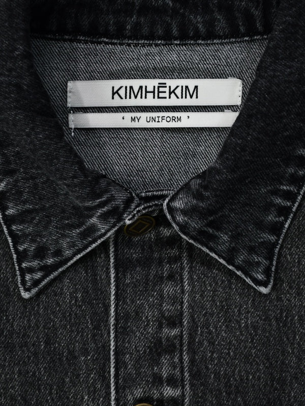【KIMHEKIM - キムヘキム】VICTOR DENIM JACKET (デニムジャケット/ウォッシュブラック)