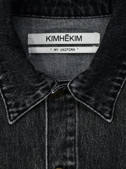 【KIMHEKIM - キムヘキム】VICTOR DENIM JACKET (デニムジャケット/ウォッシュブラック)