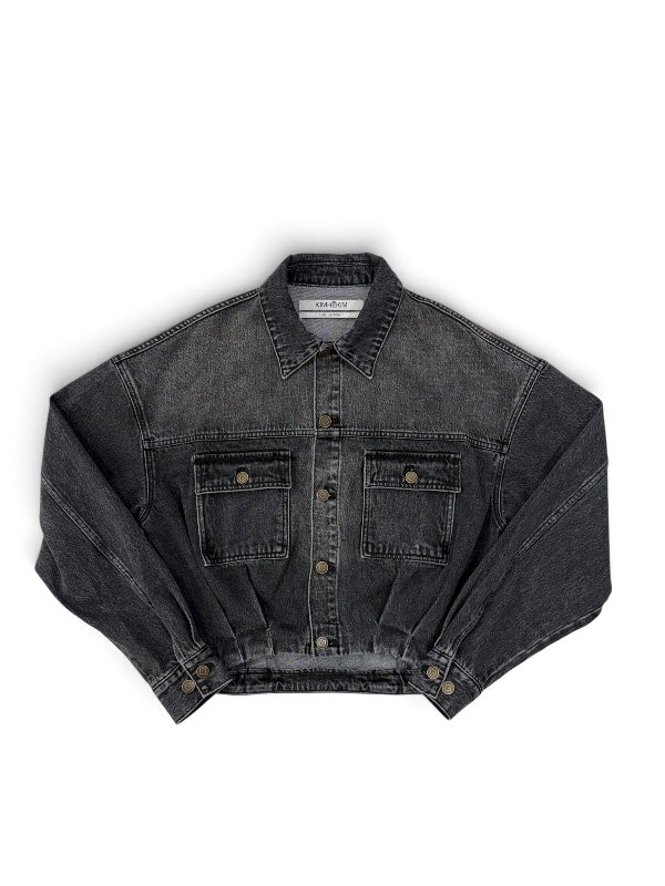 【KIMHEKIM - キムヘキム】VICTOR DENIM JACKET (デニムジャケット/ウォッシュブラック)
