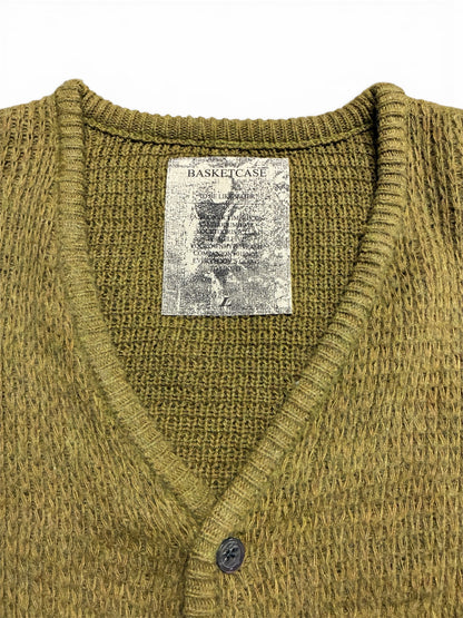 【BASKETCASE  - バスケットケース】WRETCH KNIT CARDIGAN / GREEN (カーディガン/グリーン)