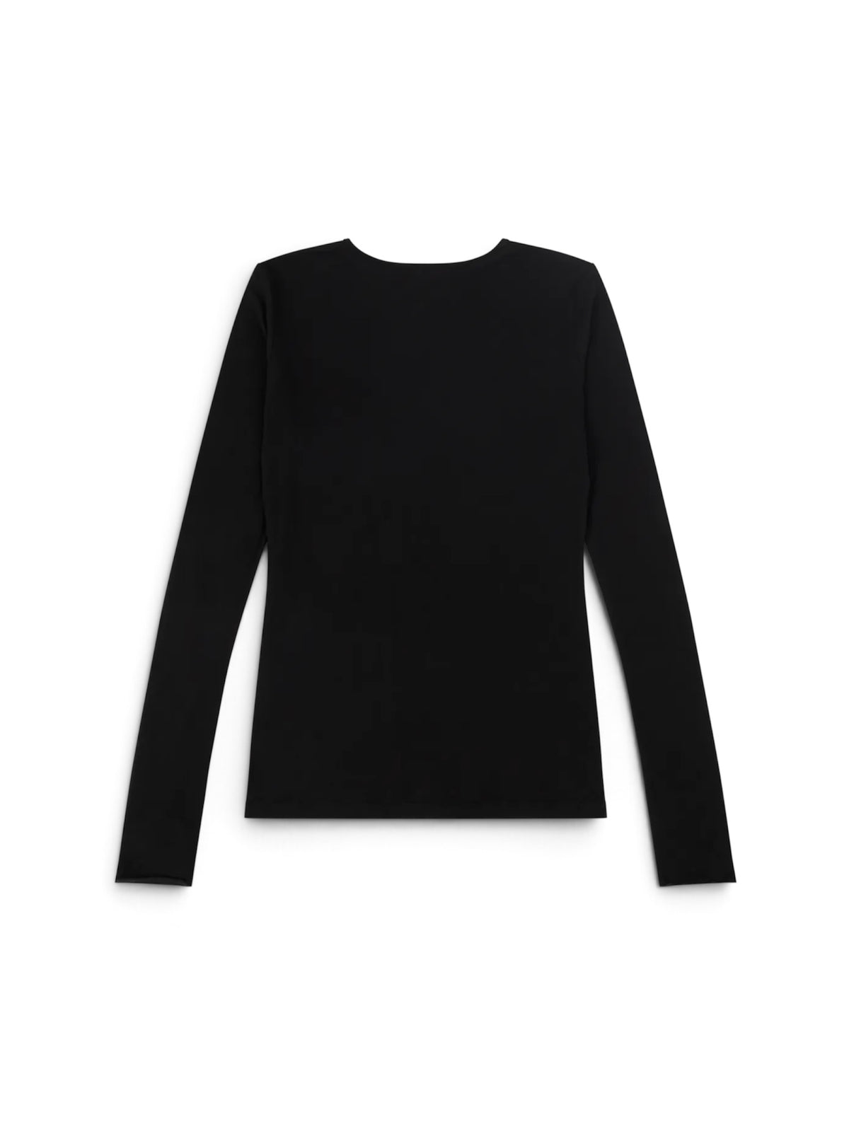【entire studios - エンタイアスタジオ】SHEER LONG SLEEVE / BLACK (Tシャツ/ブラック)