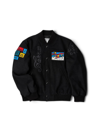 【by Parra - バイパラ】THE BEST VARSITY JACKET / BLACK (ジャケット/ブラック)