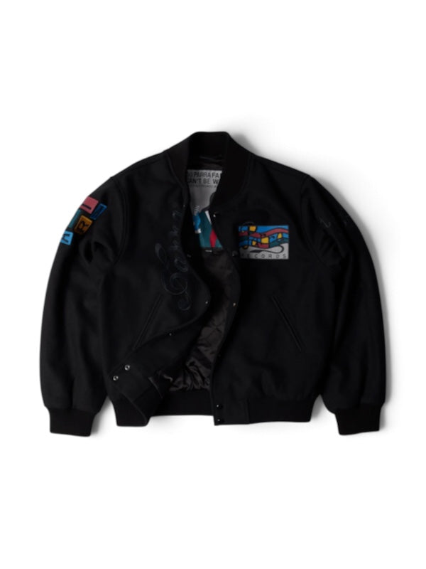 【by Parra - バイパラ】THE BEST VARSITY JACKET / BLACK (ジャケット/ブラック)