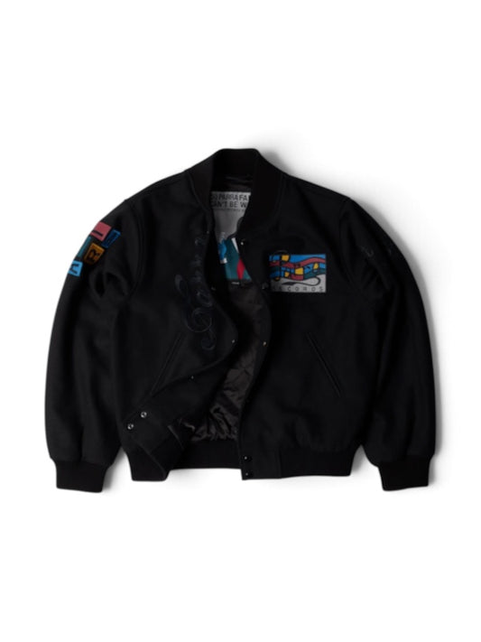 【by Parra - バイパラ】THE BEST VARSITY JACKET / BLACK (ジャケット/ブラック)