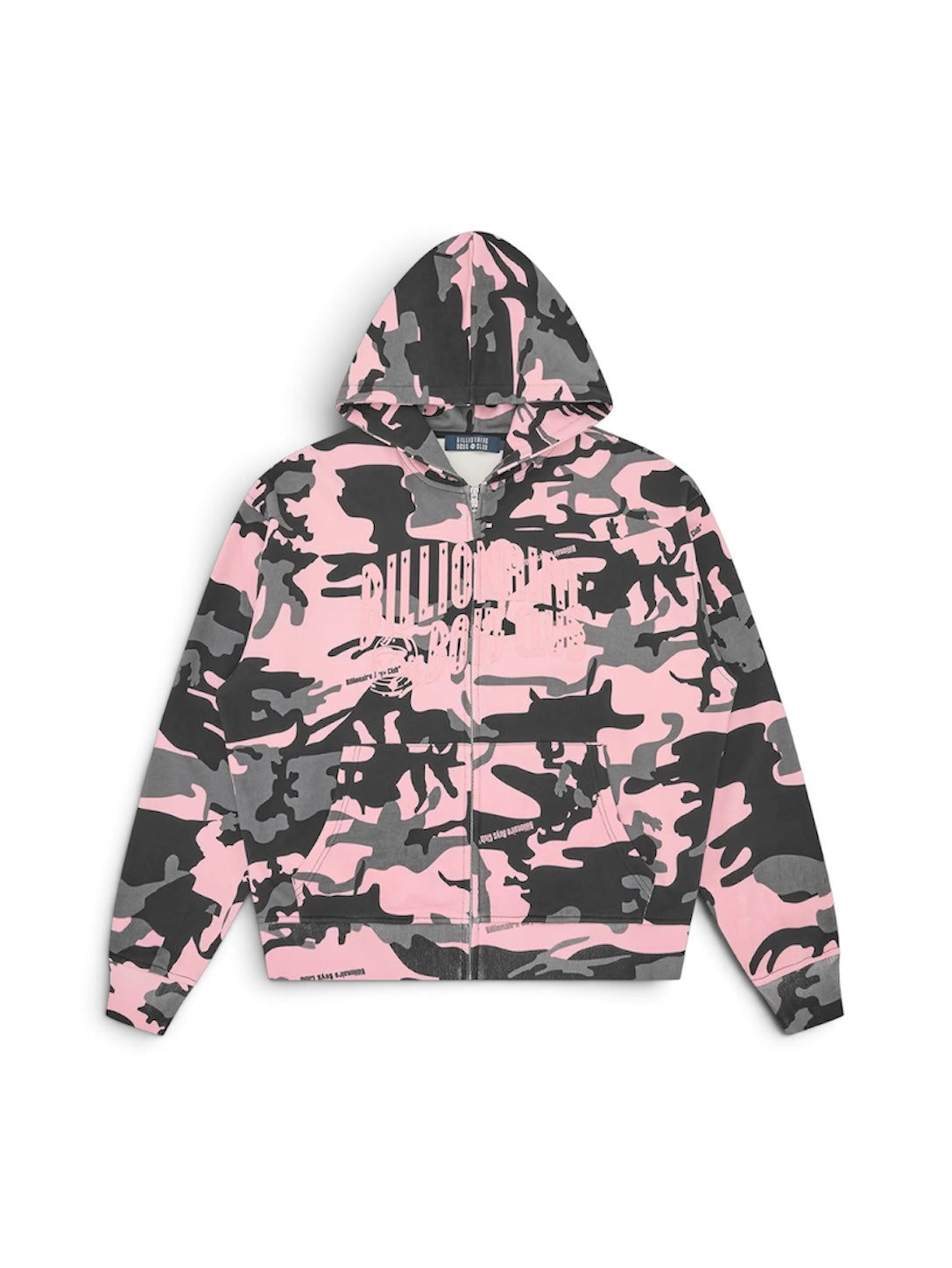 【Billionaire Boys Club-ビリオネアボーイズクラブ】 ARCHLOGO CAMO ZIP THROUGH HOOD / PINK CAMO (パーカー/ピンクカモ)