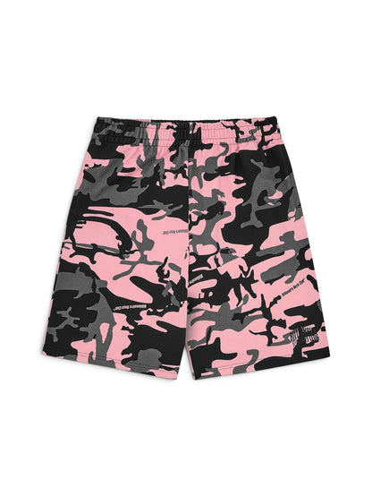 【Billionaire Boys Club-ビリオネアボーイズクラブ】 OVERSIZED CAMO SWEATSHORTS / PINK CAMO (ショーツ/ピンクカモ)