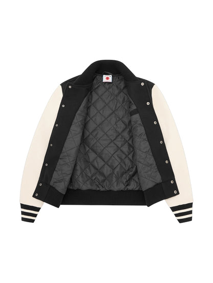 【ICE CREAM - アイスクリーム】CONES & BONES VARSITY JACKET / BLACK (ジャケット/ブラック)