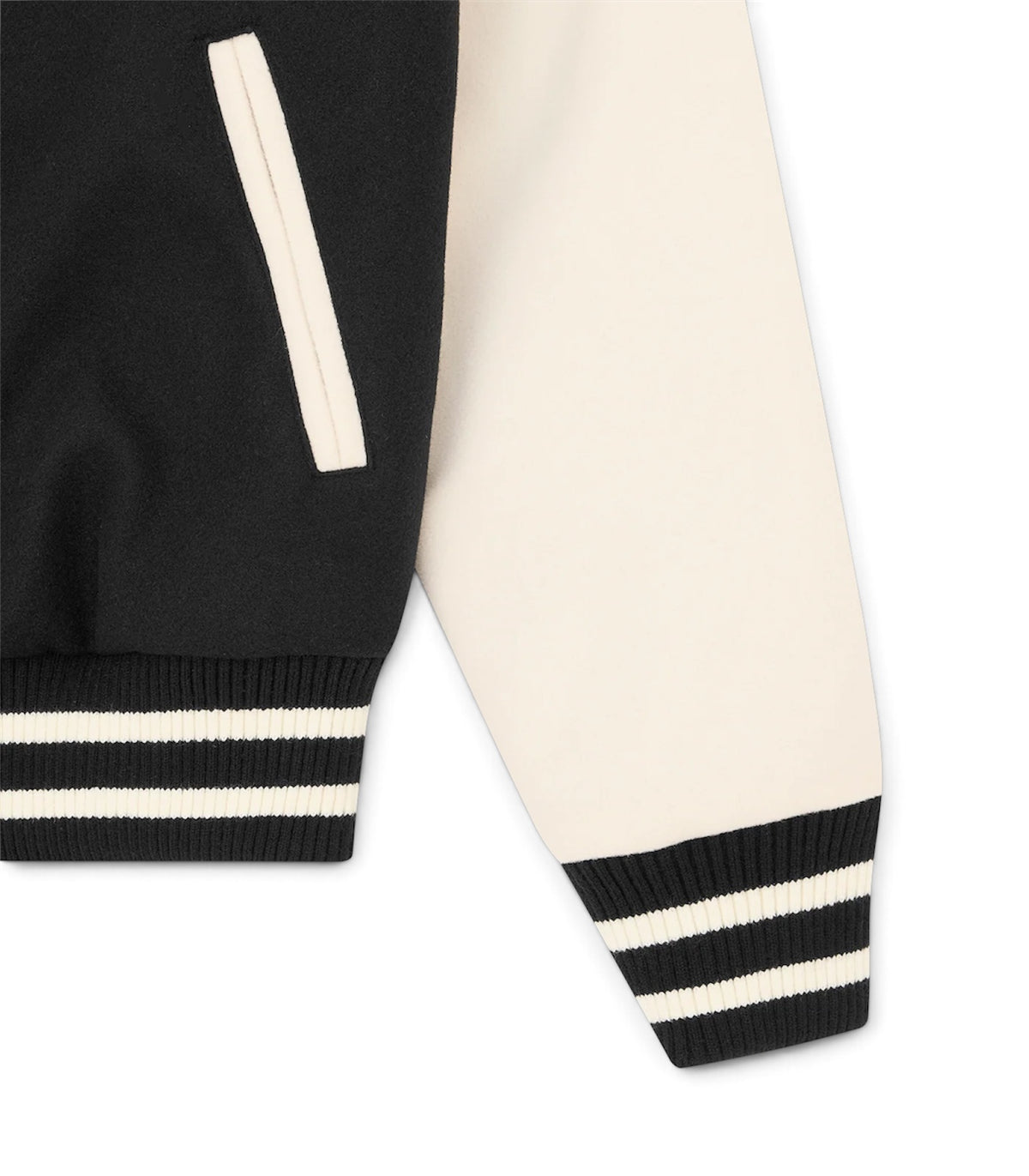 【ICE CREAM - アイスクリーム】CONES & BONES VARSITY JACKET / BLACK (ジャケット/ブラック)