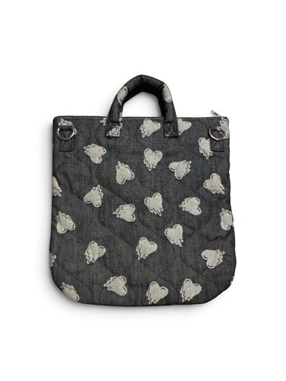 【EMOTIONALLY UNAVAILABLE - エモーショナリー アンアベイラブル】EU HEART HELMET BAG M / BLACK (バッグ/ブラック)