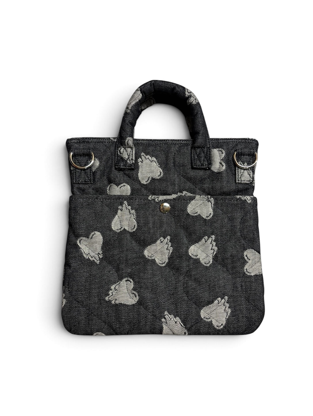 【EMOTIONALLY UNAVAILABLE - エモーショナリー アンアベイラブル】EU HEART HELMET BAG S / BLACK (バッグ/ブラック)